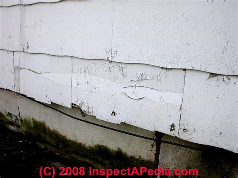 Asbestos was particularly prevalent in siding that resembles shingles or was made to look like wood grain. Asbestos in Siding Materials - How to identify asbestos ...