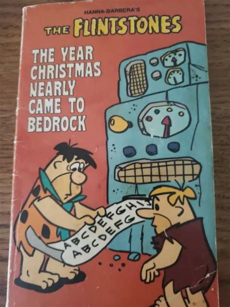 1979 Vintage Hanna Barbera Flintstones Year Christmas Nearly Came To