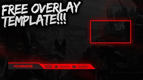 Free Twitch Overlay Template Psd Free Download Free Doovi