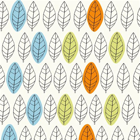 50s Leaf Repeat Pattern Principles Of Pattern Pinterest