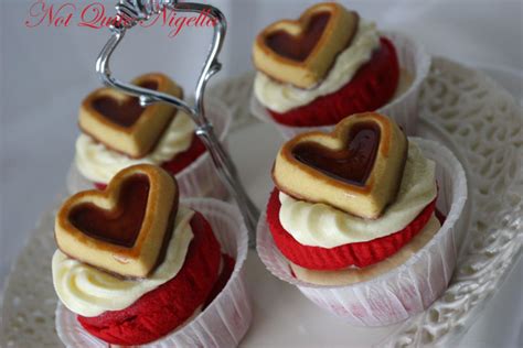 Red Velvet Heart Cupcakes And Hearts Alla Vodka For A Red Hot