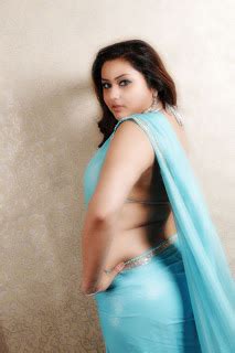 Namitha In Blue Saree Models Media