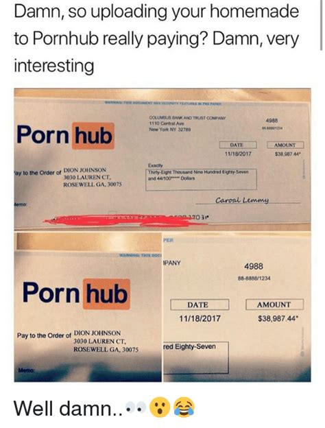 Damn So Uploading Your Homemade To Pornhub Really Paying