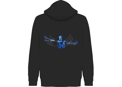Buy Travis Scott Lmicf Blue Skeleton Hoodie Black Online In Australia
