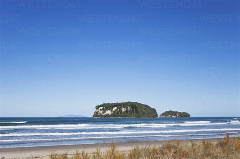 New Zealand Coromandel Whangamata Beach Stock Photo