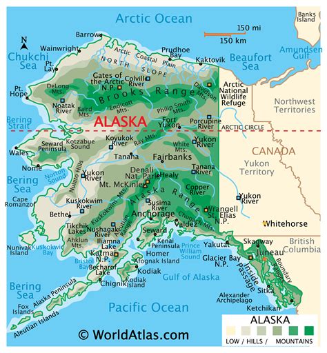 Alaska State Map With Cities World Map