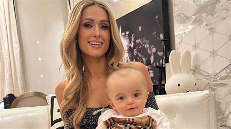 Paris Hilton 42 Shares Snaps Of Baby Angel Son Phoenix 9 Months