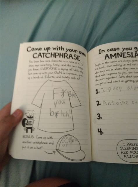 I Found My Diary Of A Wimpy Kid Do It Yourself Book From A While Ago
