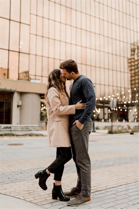 Paige And Ethan Urban Engagement Session In Downtown Chattanooga