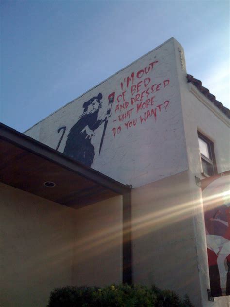 Banksy Out Of Bed Rat Los Angeles — Unurth