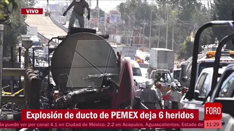 Forotv On Twitter Seis Lesionados Deja La Explosión De Un Ducto De Pemex En La Carretera León