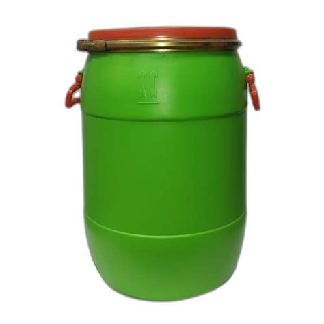 Water Cylindrical 50 Ltr Green Plastic Drum For Storage At Rs 396