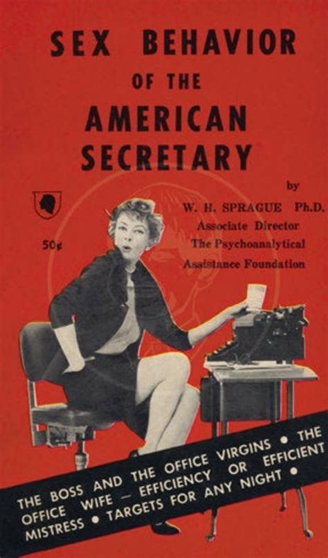 Sex Behavior Of The American Secretary 10x17 Giclée Canvas Etsy
