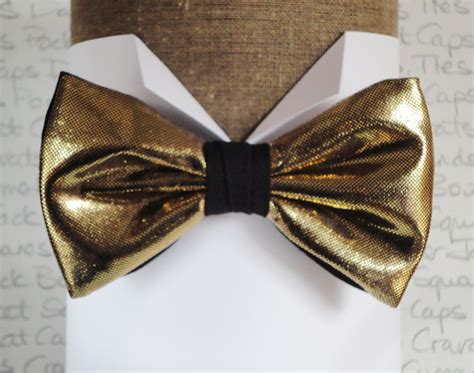 Gold Bow Tie Bow Ties For Men Pre Tied Bow Tie