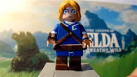 Lego Legend Of Zelda Breath Of Wild Link Minifigure Showcase Youtube