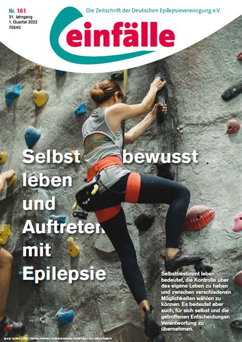 Einfälle Nr 161 1 Quartal 2022 Deutsche Epilepsievereinigung