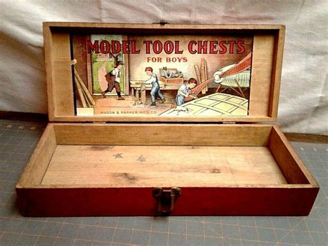 Find and save images from the future model collection by hope (hope_parker_) on we heart it, your everyday app to get lost in what you love. Antique Model Tool Chests For Boys By Mason & Parker Mfg Co Red Wooden Box Toy #MASONPARKER ...