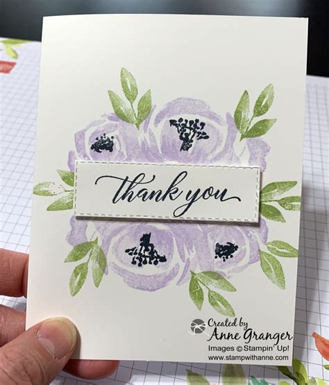 Beautiful Friendship Thank You Card Stamp With Anne