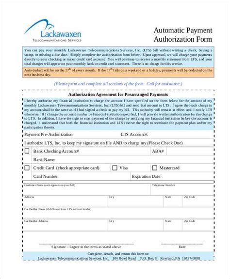 Free 17 Sample Authorization Forms In Ms Word Pdf Excel