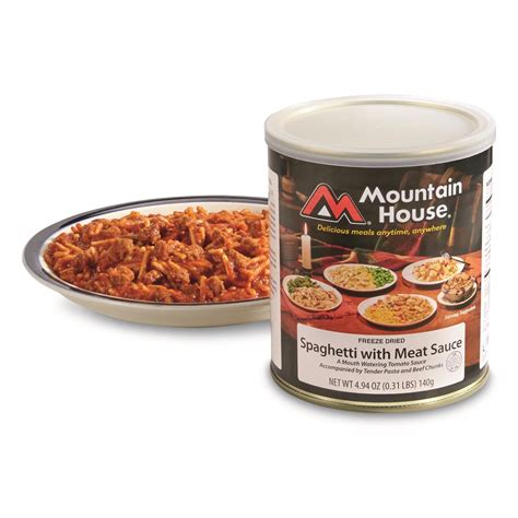 Emergency freeze dried meat food storage find a great selection of freeze dried meats for your emergency food storage. Mountain House Emergency Food Freeze-Dried Spaghetti with ...