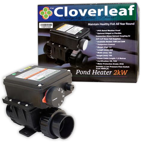 Cloverleaf Pond Heaters 1kw2kw Weatherproof Temperature Control