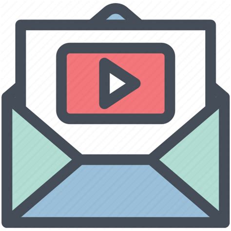 Email Newsletter Video Youtube Icon Download On Iconfinder