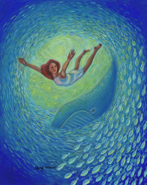 Floating In His Presence Painting By Christy Mawet Fine Art America