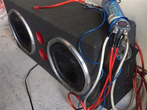 Dual Sony Xplod 1000w Subwoofers With Enclosure Box Kenwood Amp Aerp