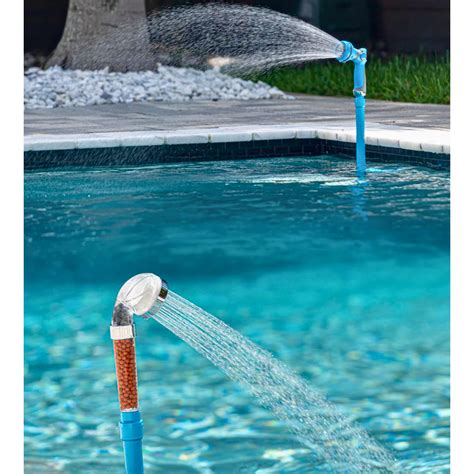 Pool Fountains For Inground Pools Sprinkler Set Includes Pool Lights