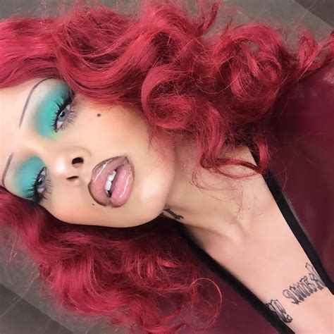 Khleopatre Shared A Photo On Instagram “ruby Hair Emerald Eyes Makeup By Daurianne ” • May 4