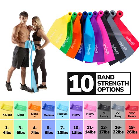 7 Ft Long Resistance Band With Carry Pouch And Resistance Band Door