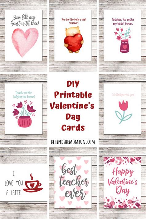 Teacher valentines day cards printable mom it forwardmom it forward. 4 Free Teacher Appreciation Cards for Valentine's Day | Teacher appreciation cards, Appreciation ...