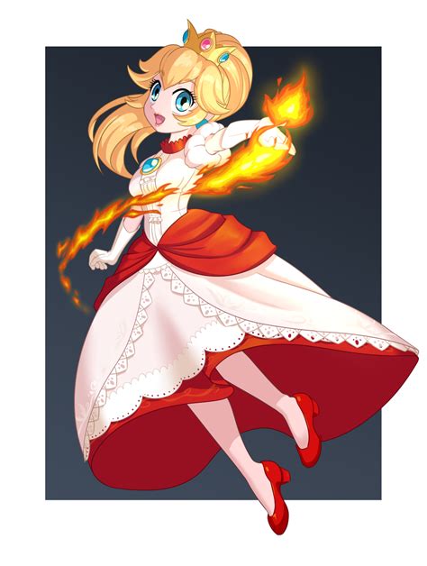 Princess Peach Anime Fan Art