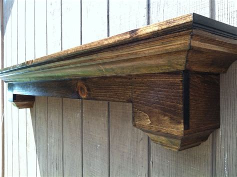 The white chapel mantel shelf captures the raw and rustic nature of a beam that has a story. Floating wall shelf fireplace mantel by RaysCustomWoodwork ...