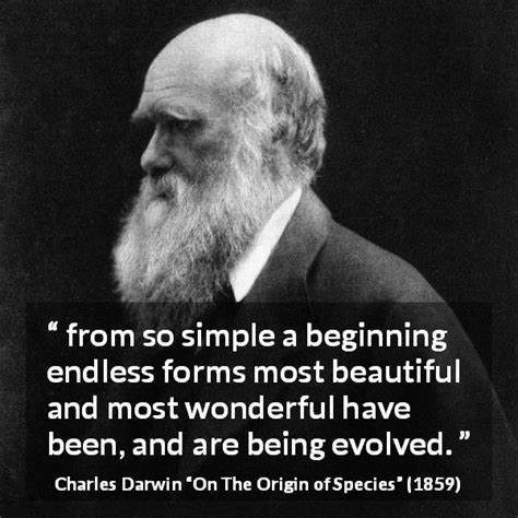 Charles Darwin From So Simple A Beginning Endless Forms Most
