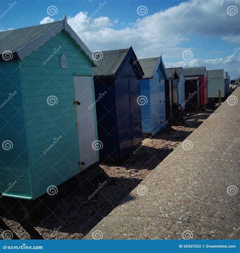 Beach Huts In Essex England Stock Photo Image Of Summer England
