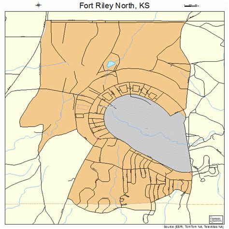 Fort Riley North Kansas Street Map 2023990