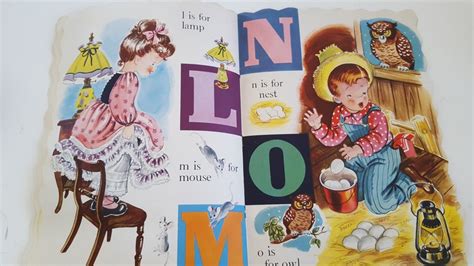Vintage 1948 Merrill Publishing Co Abc Picture Book Nice Etsy