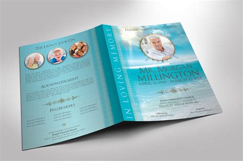 Free Funeral Program Template Microsoft Publisher Agencyres