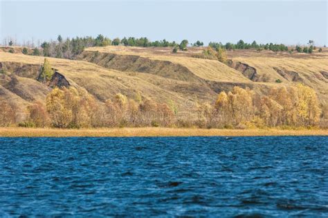 Russia Tatarstan Kama River Fall Stock Photo Image Of Green Park