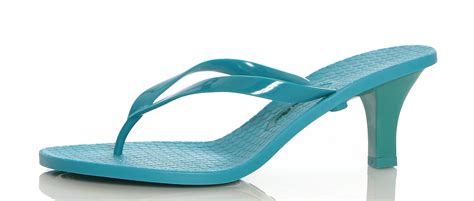 Aquarela Womens High Heel Jelly Flip Flops Style 223 999