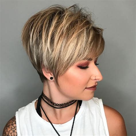 Short Haircut For Thick Hair Ideas And Color Options 2018 Fashionre