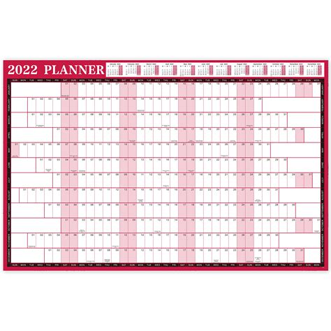 Buy 2022 Wall Planner A1 Wall Planner 2022 With Thick Paper Large