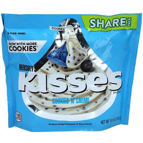 Hershey's kisses cookies 'n' creme chocolate * hershey's kisses cookies n creme pouch ( 2*100 g), 2 x 100 g buy link. Hershey's Kisses Cookies'n'Creme 283g | Online kaufen im ...