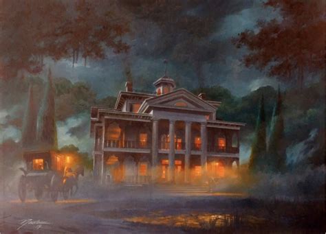 Haunted Mansion Art Celebrating 50 Years Of The Attraction News