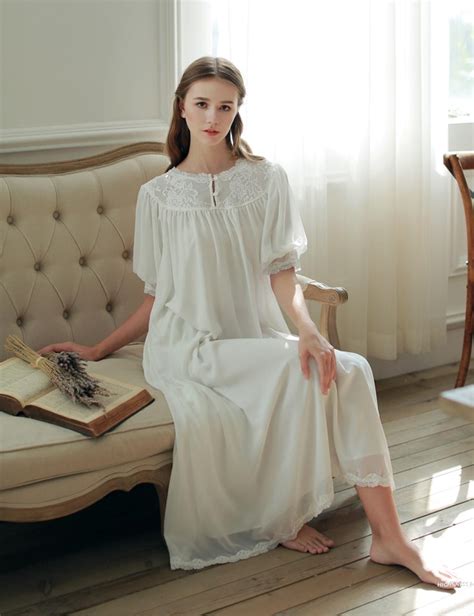 Buy High Quality Sleepwear Nightgown White Short