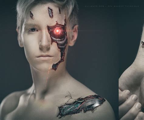 The Terminator Sfx Makeup Tutorial With Pictures Instructables