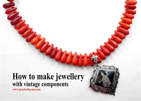 How To Make Jewellery With Vintage Components And 12 Years Of Blogging
