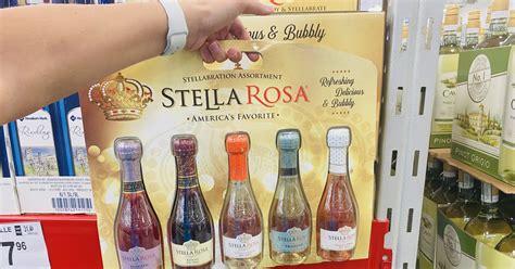 Stella Rosa T Set With Glasses Stella Rosa Empty Wine Bottles X 6