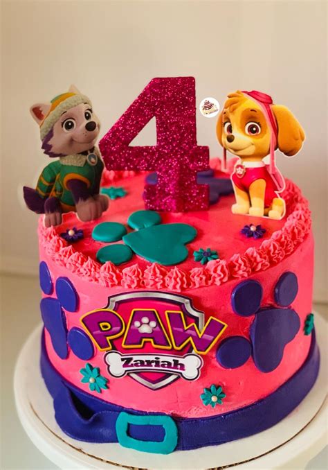 Skye Paw Patrol Girl Birthday Cake